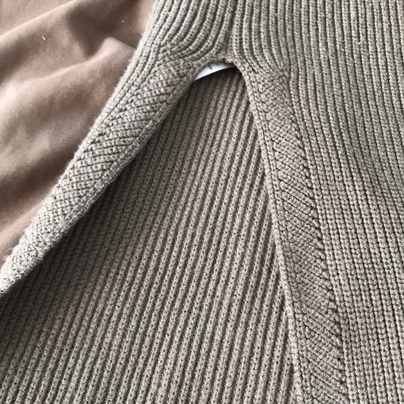 Dynamite High slit Knit sweater dress - Picture 3 of 3